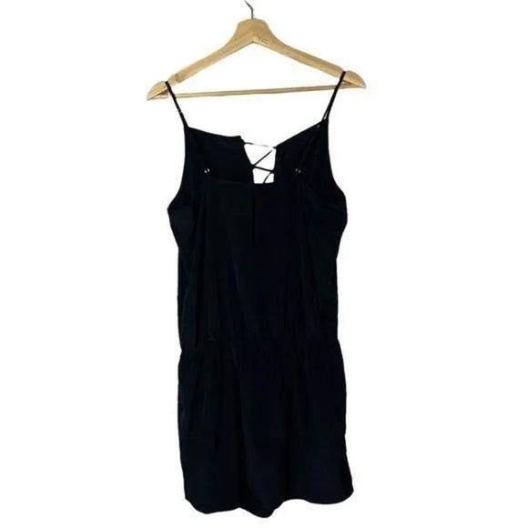 Rory Beca Peni Black Onyx Cross Front Mini Dress M - Picture 5 of 10